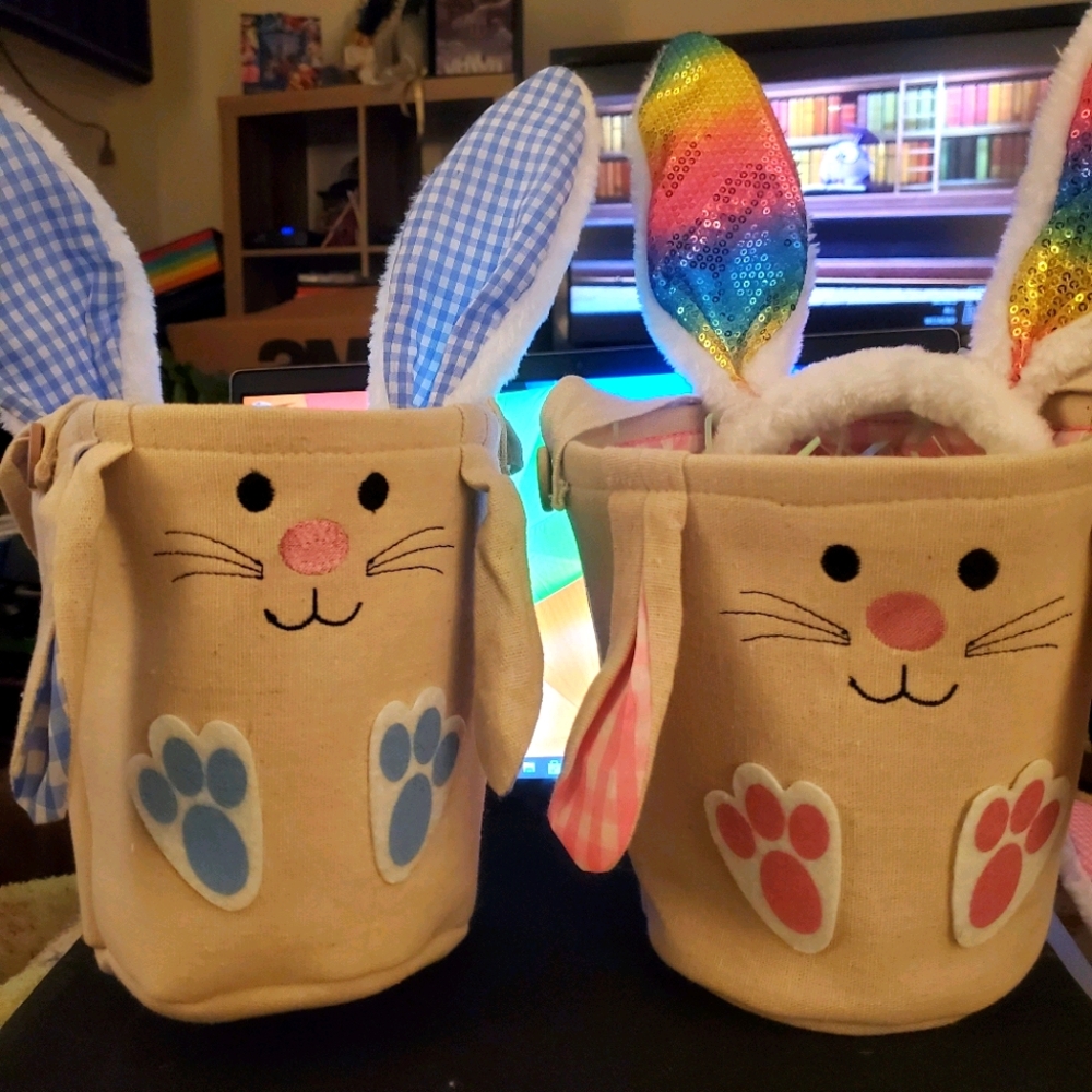 Canvas Easter basket